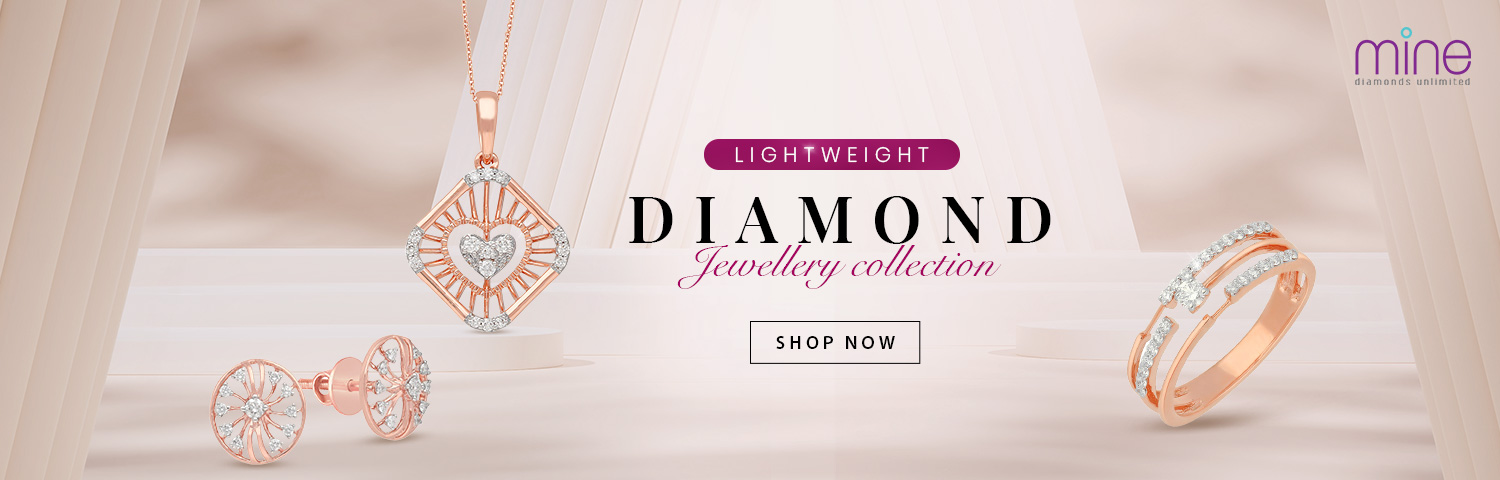 Diamond lightweight jewellery collection