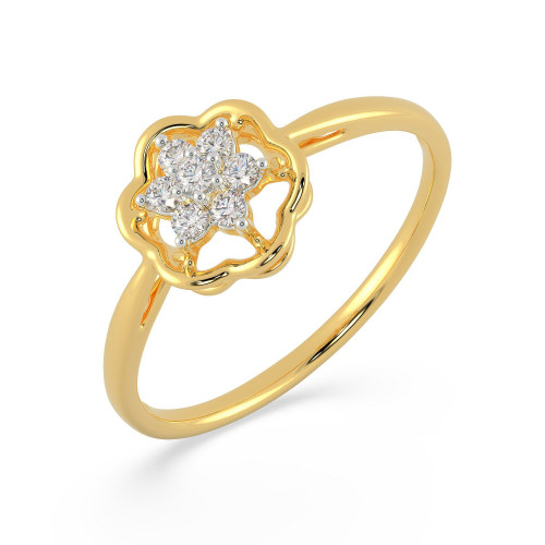 Mine Diamond Studded Casual Gold Ring AJRRNG9420