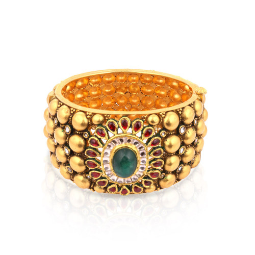 Ethnix 22 KT Gold Studded Kangan Bangle ANDAAAAAAGLL