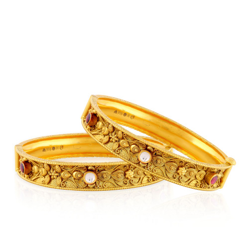 Ethnix Gold Bangle Set ANDAARHDBIMD