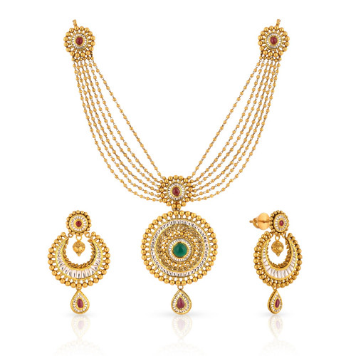 Malabar Gold Necklace Set ANDBFBJBFBI