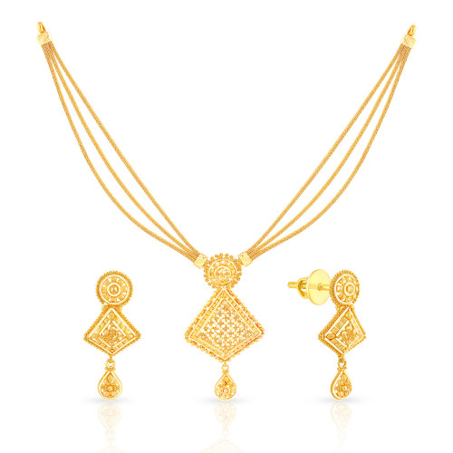 Malabar Gold Necklace Set ANDBFUSBFVY