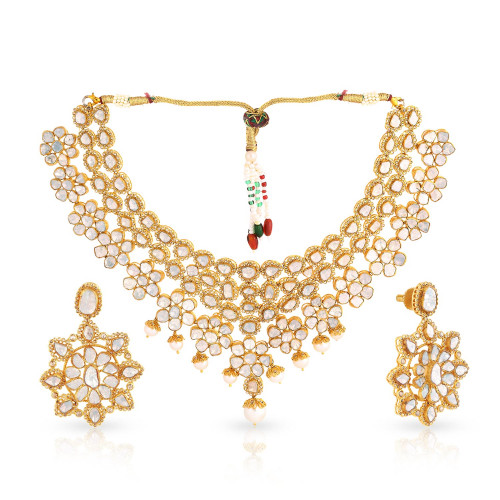 ERA Uncut Diamond Gold Necklace Set ANDYRAYRH