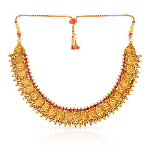Divine 22 KT Gold Studded  Necklace BLRAAAABHZJD