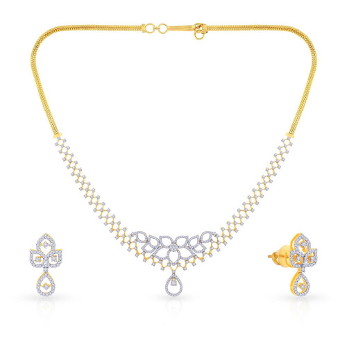 Mine Diamond Necklace Set BMNNK895NS