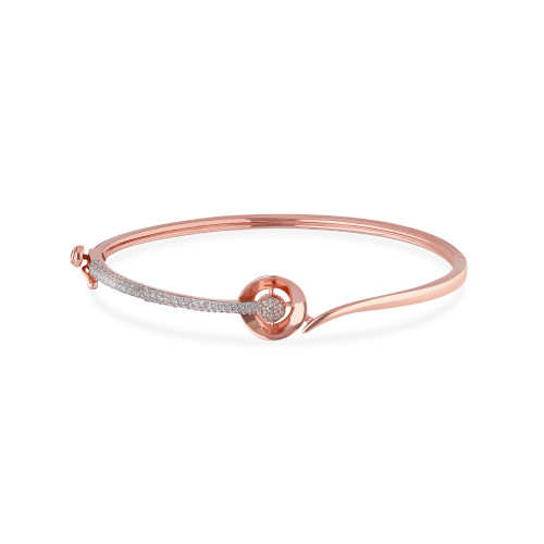 Caliesta Gold Oval Bangle BNDZL46063