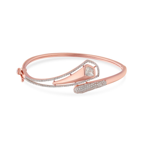 Caliesta Gold Oval Bangle BNDZL46069