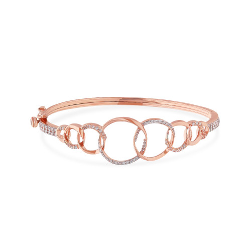 Caliesta Gold Oval Bangle BNDZL46073