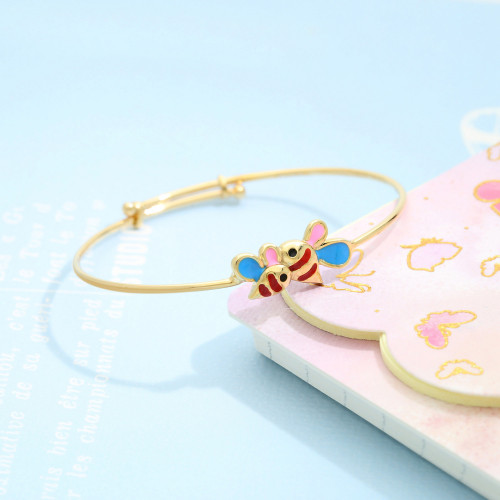 Starlet Gold Oval Bangle BNDZL46202