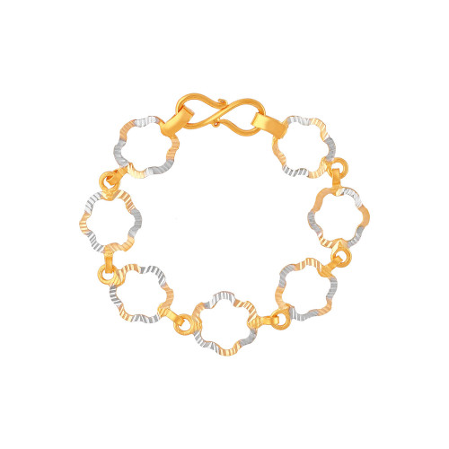 Malabar Kids Two Tone Gold Loose Bracelet