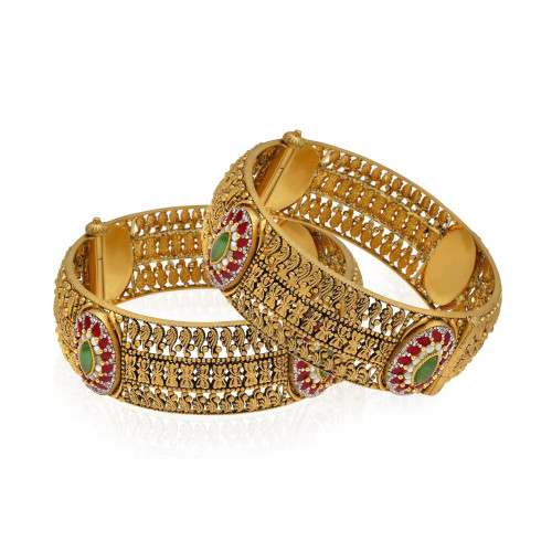 Malabar Gold Bangle Set BSBNANC42054
