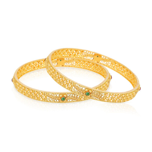 Malabar Gold Bangle Set BSBNANS10105