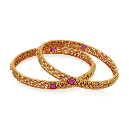 Divine Gold Bangle Set BSBNCHT11644