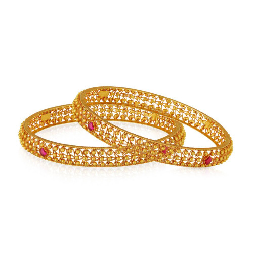 Divine Gold Bangle Set BSBNCHT42091