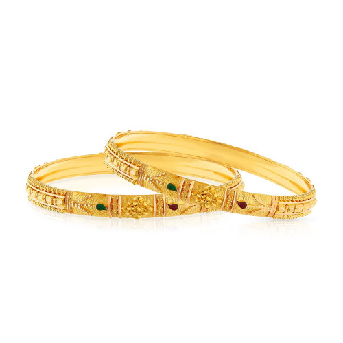 Malabar Gold Bangle Set BSBNNOB17466