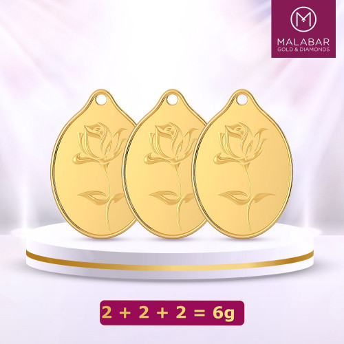 999 Purity 6 Grams Combo Gold Coins C3PDRS999P002G