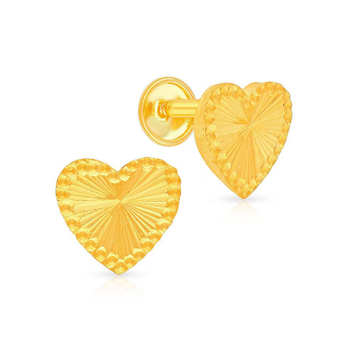 Starlet Gold Studs Earring EGDSNO015