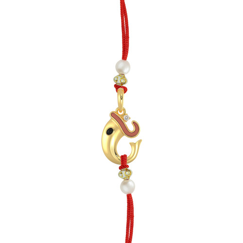 Malabar Gold Ganpati Two-in-One Rakhi and Pendant