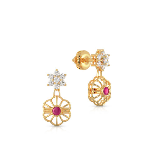 Precia Gemstone Gold Earring ERDZL21845