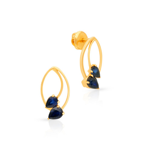 Precia Gemstone Gold Earring ERDZL21846