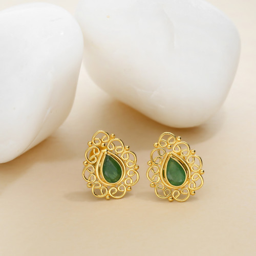 Precia Gemstone Gold Earring ERDZL21862