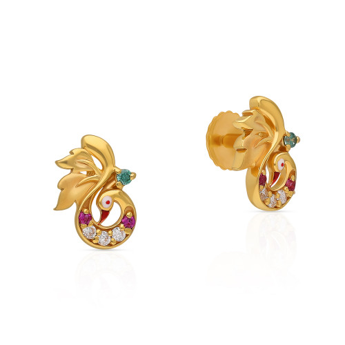 Malabar Gold Studs Earring ERDZL27855