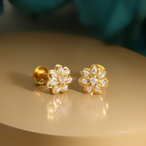 Malabar Gold Studs Earring ERDZL30082
