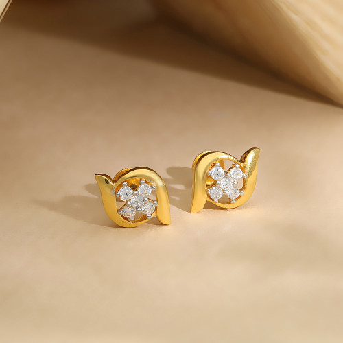 Malabar Gold Studs Earring ERDZL30088