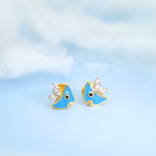 Starlet Gold Studs Earring ERDZL30253