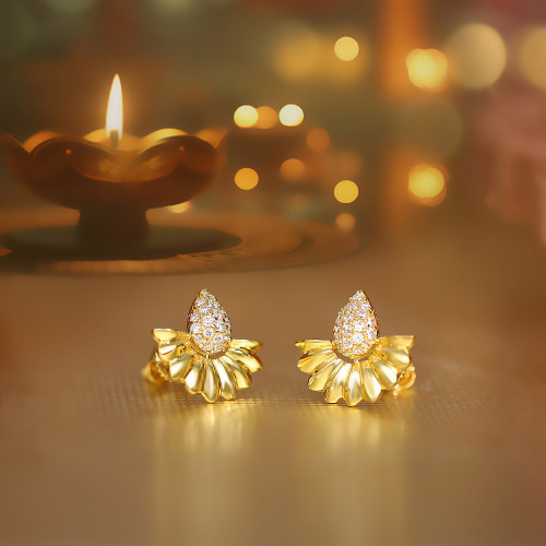 Malabar Gold Studs Earring ERDZL43678
