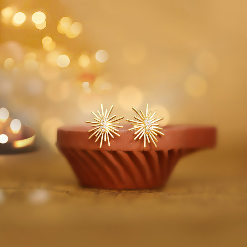 Malabar Gold Studs Earring ERDZL43679