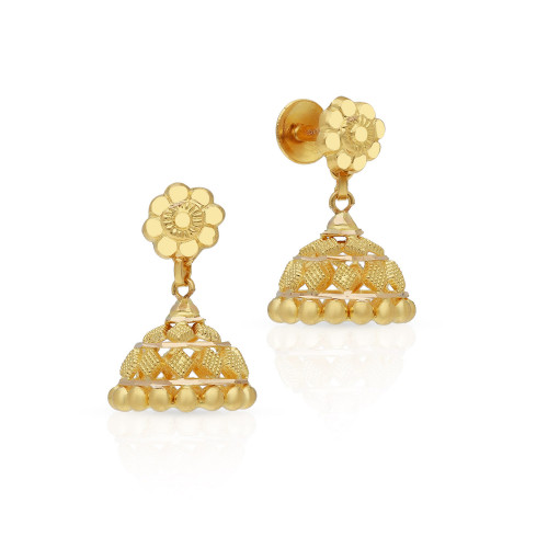 Malabar Gold Jhumka Earring ERKER40324
