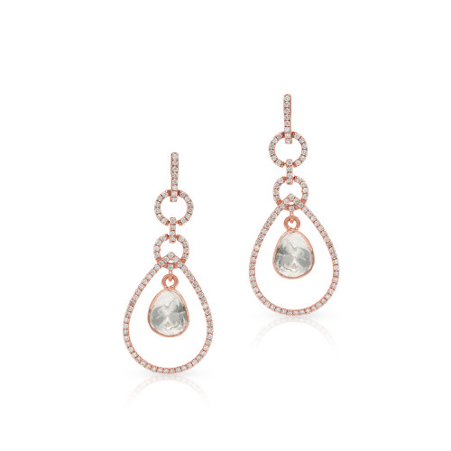 Viraaz Uncut Diamond Earring ERNKFTP47283
