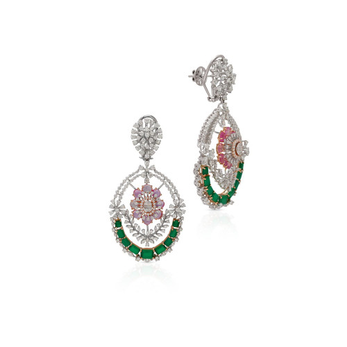 Mine Diamonds Gold Earring ERNKGEN15543