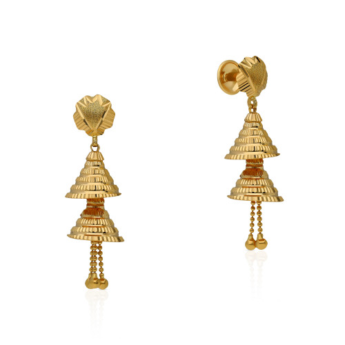 Malabar Gold Jhumka Earring ERNOB23408