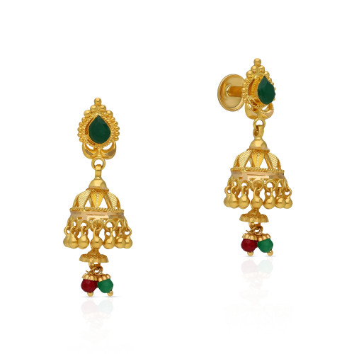 Malabar Gold Jhumka Earring ERNOB23935