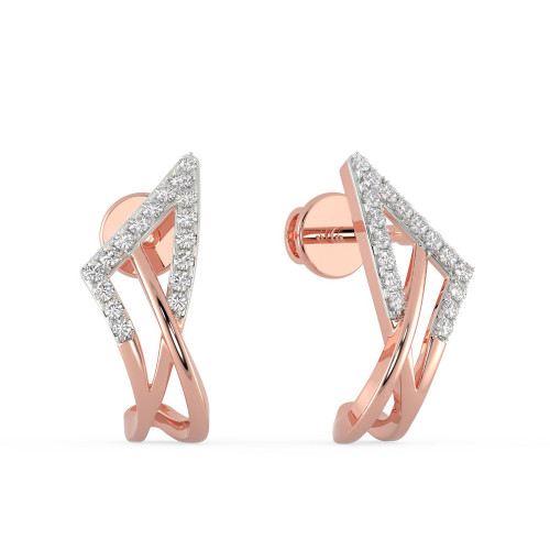 Zoul Diamond Gold Earring ERZOL10002