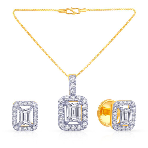 Mine Diamond Pendant Set FJPFAB1506PNS