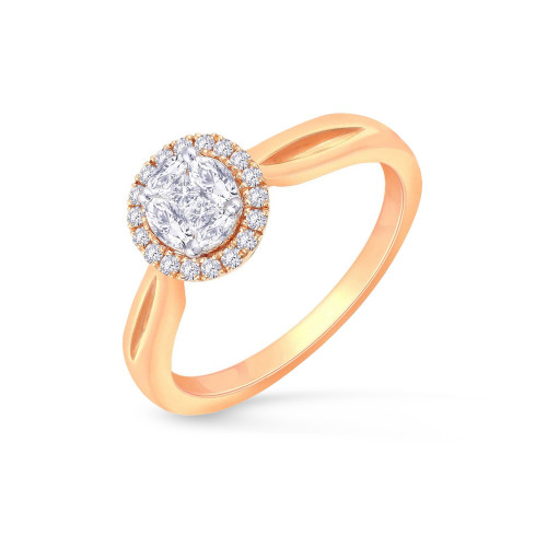Mine Diamond Studded Casual Gold Ring FJRFAB2566RN