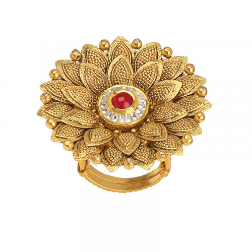 Gupta Dynasty Ethnix Gold Ring FRANBVA001