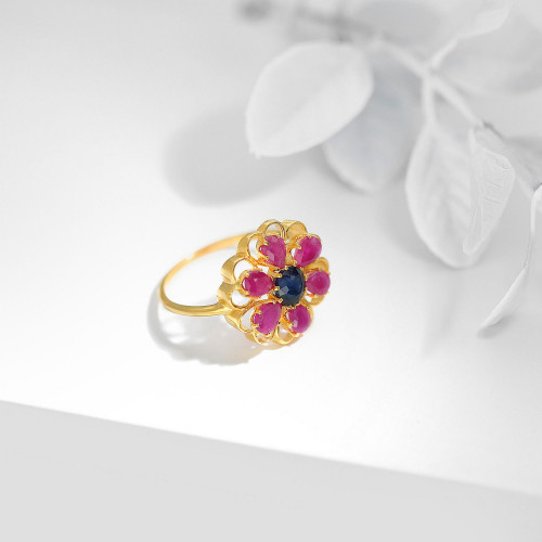 Precia Gemstone Gold Ring FRDZL24089