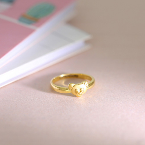 Starlet Gold Ring For Kids FRDZL30122