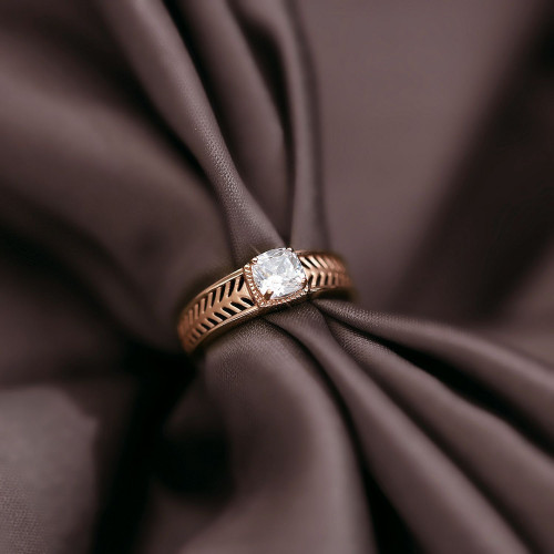 Malabar Gold Solitaire Ring FRDZL49851