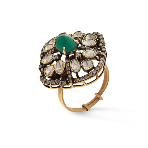 Viraaz Uncut Diamond Ring FRFTP40198