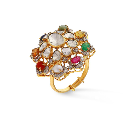Viraaz Uncut Diamond Ring FRFTP40199