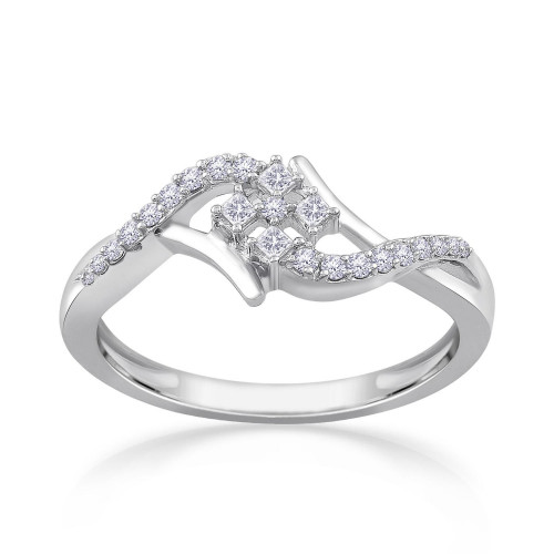 Mine Diamond Studded Gold Casual Ring FRGEN12618