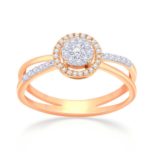 Mine Diamond Studded Gold Casual Ring FRHRM10468