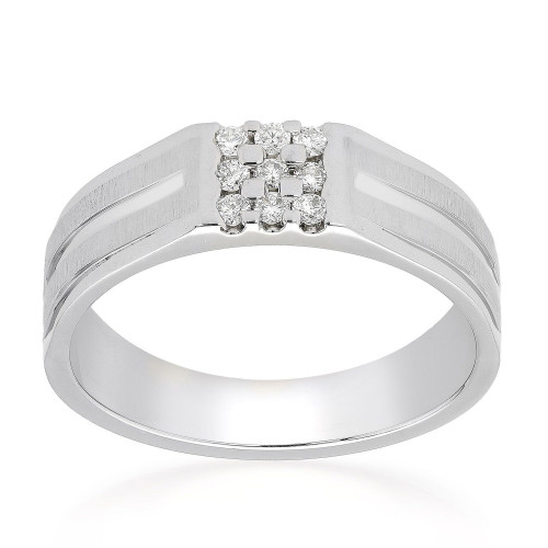 Mine Diamond Platinum Ring FRMPT10013