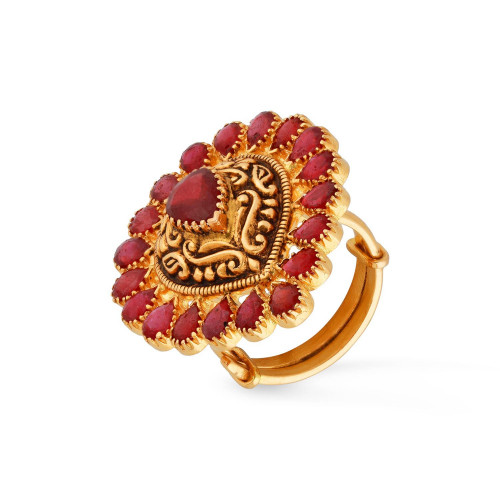 Precia Gemstones Gold Ring FRNKJUN23179