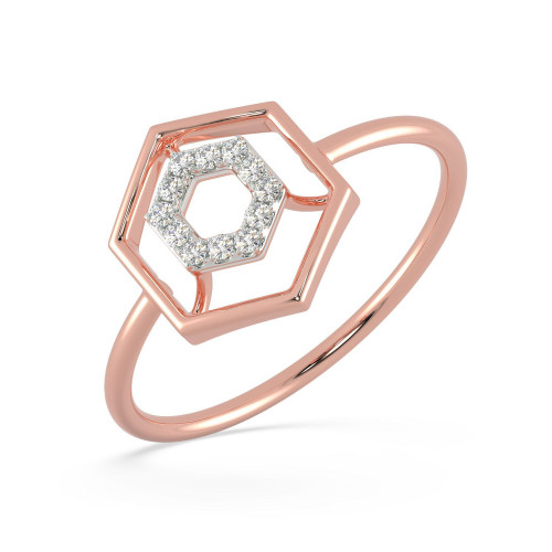 Zoul Diamond Gold Ring FRZOL10004